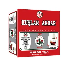 AKBAR KUŞLAR İTHAL ÇAY POŞET 100'LÜ