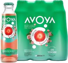 AVOYA ÇİLEK&GÜL SODA 6x200 ML