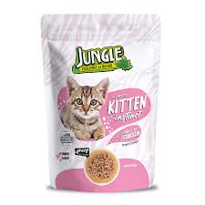 JUNGLE TAVUK ETLİ YAVRU KEDİ MAMASI 100 GR
