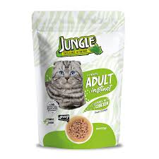 JUNGLE TAVUK ETLİ YETİŞKİN KEDİ MAMASI 100 GR