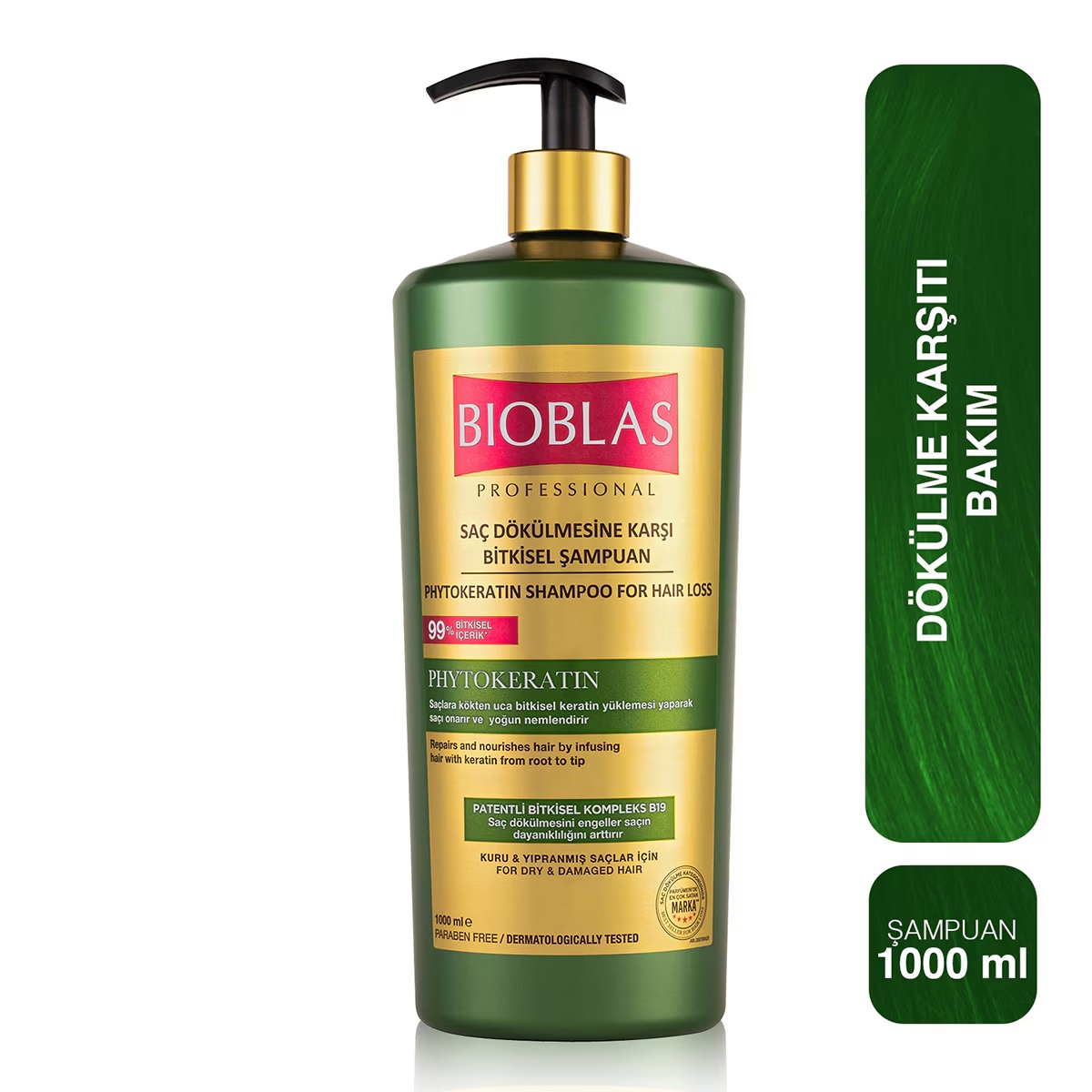 BİOBLAS SAÇ DÖKÜLMESİNE KARŞI PHYTOKERATİN ŞAMPUANI