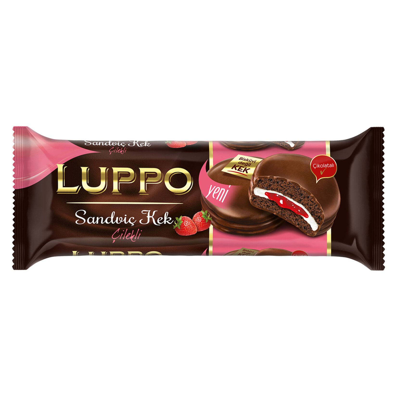 LUPPO ÇİLEKLİ SANDVİÇ KEK 182 GR