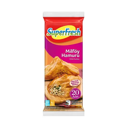 SUPERFRESH MİLFÖY HAMURU 1000 GR