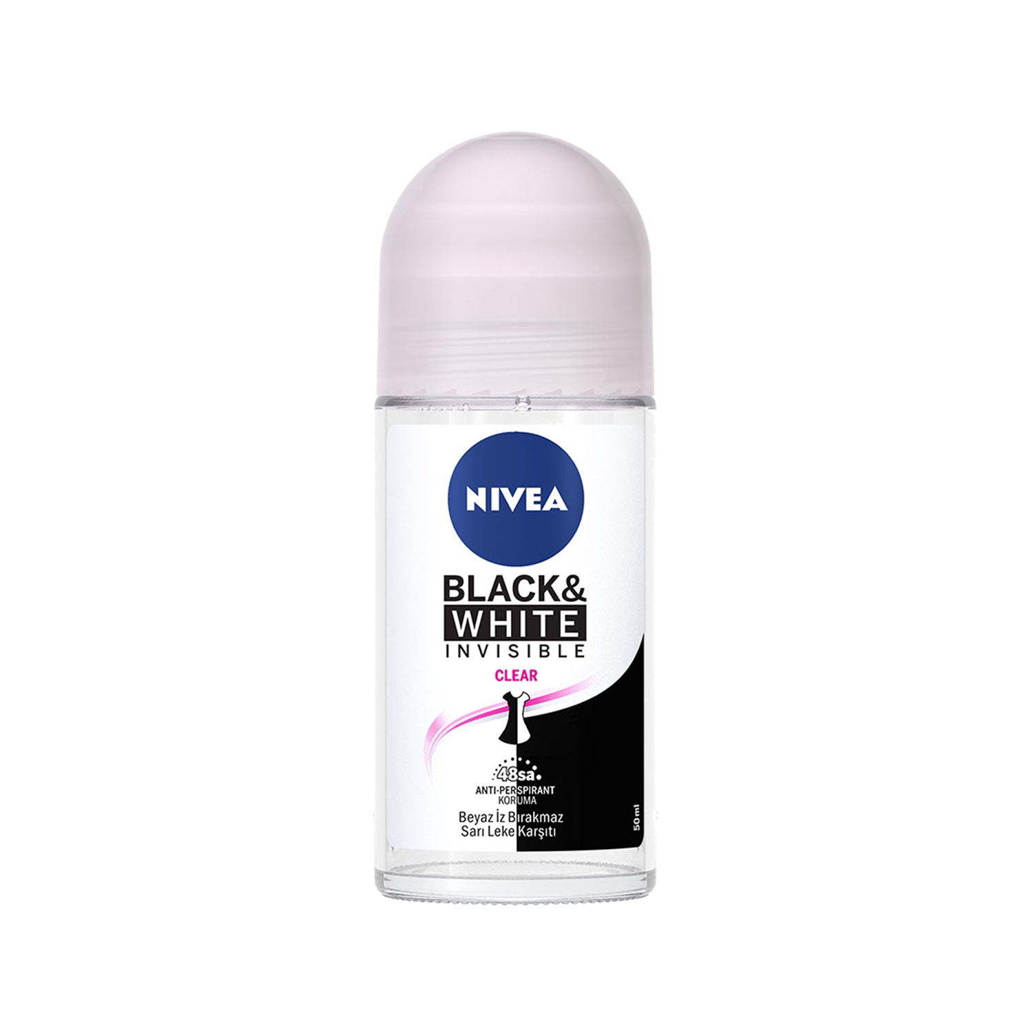 NIVEA BLACK WHITE CLEAR ROLL ON 50ML