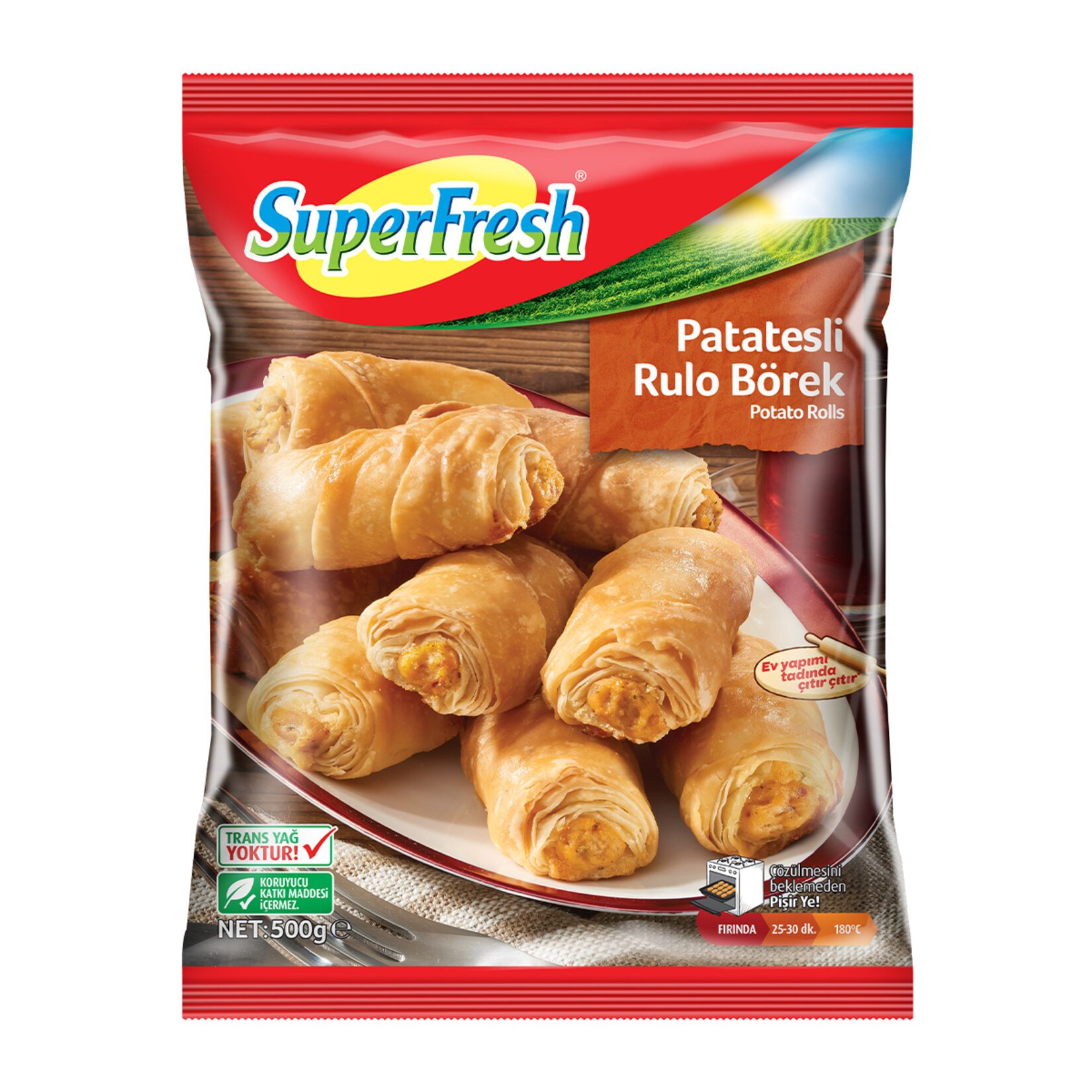 SUPERFRESH PATATESLİ BÖREK  420 GR