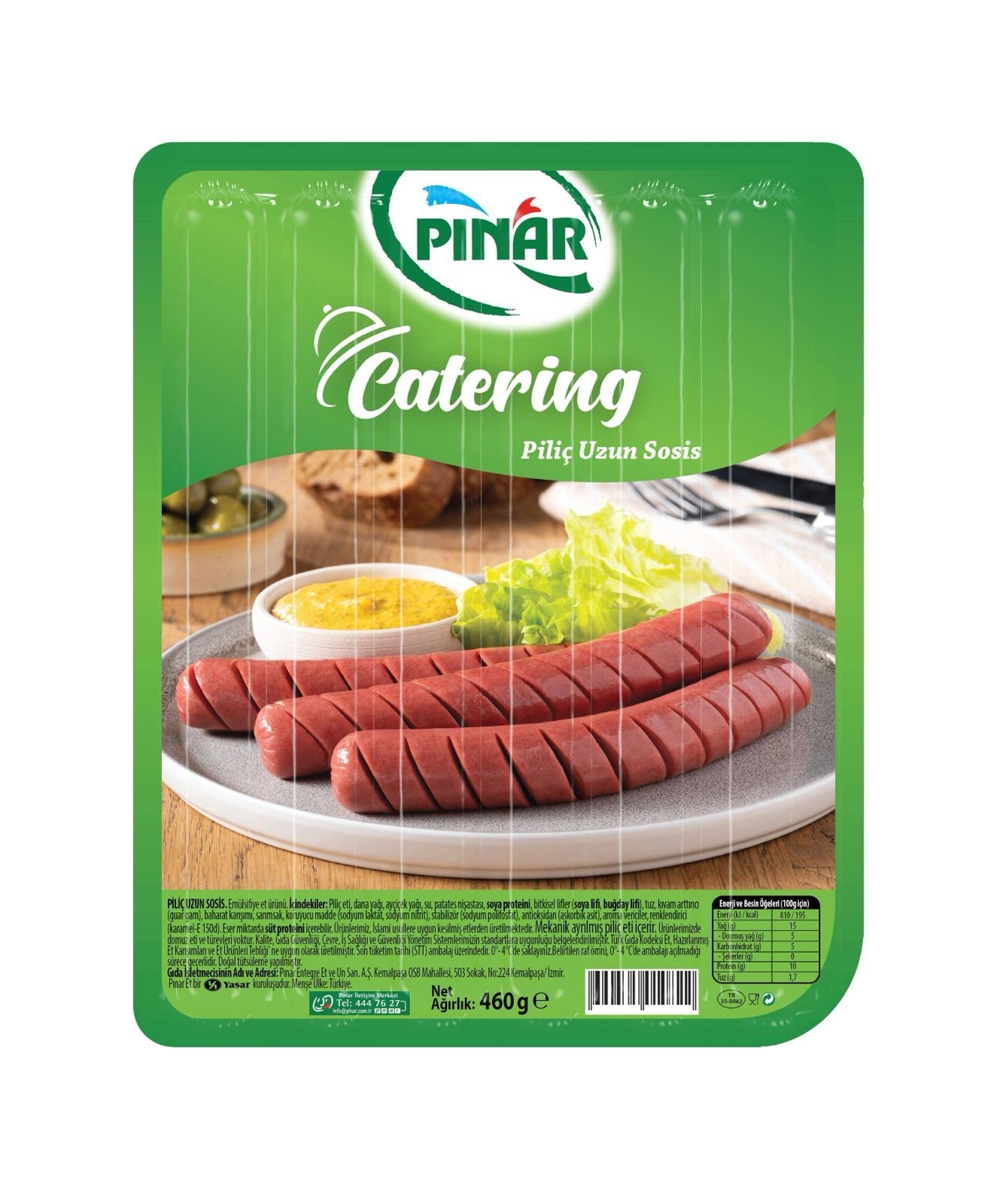 PINAR CATERİNG PİLİÇ UZUN SOSİS 460GR
