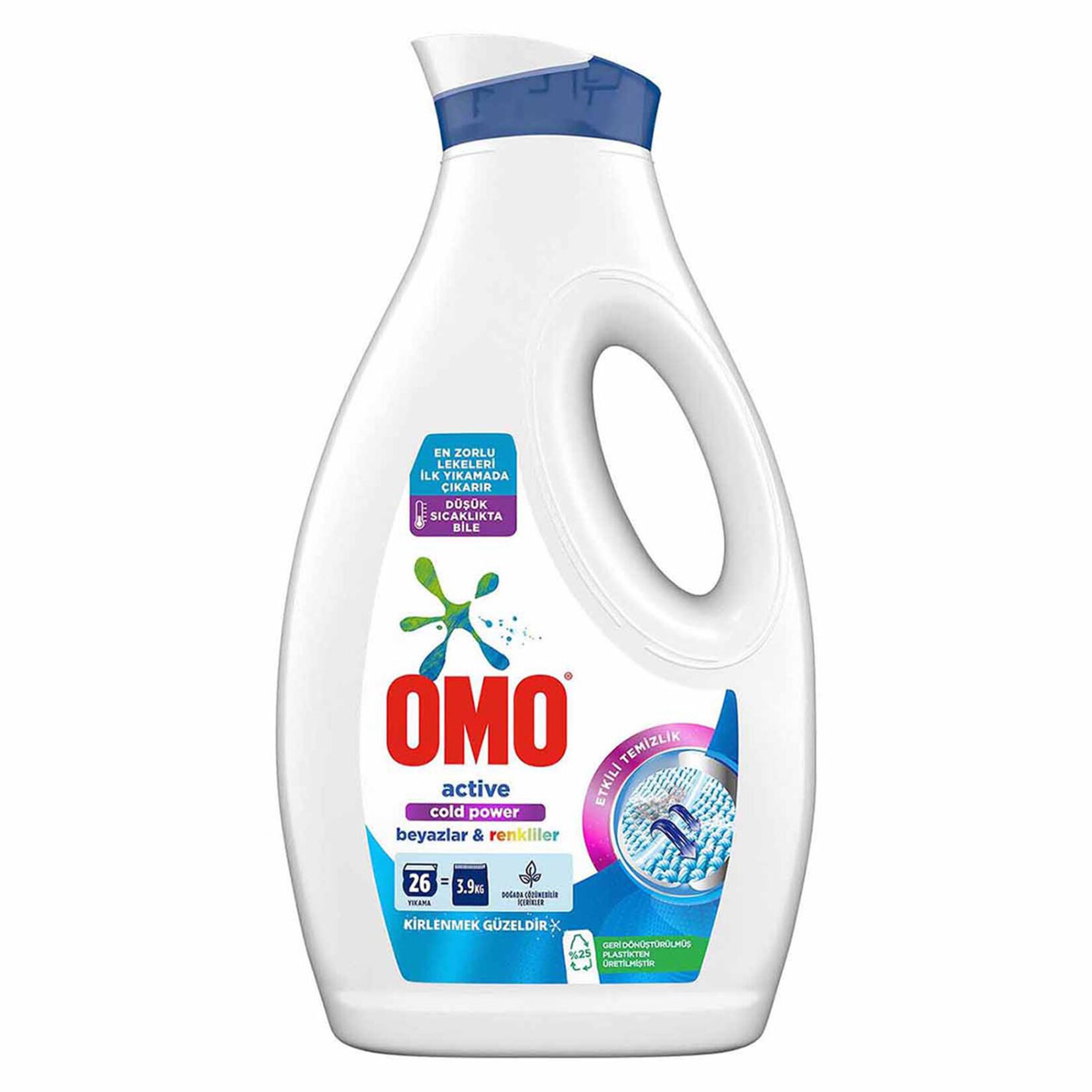 OMO ACTİVE FRESH RENKLİ&BEYAZ SIVI DETERJAN 1,69 LT