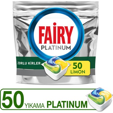 FAİRY PLATINUM BULAŞIK MAKİNESİ TABLETİ 50'LI