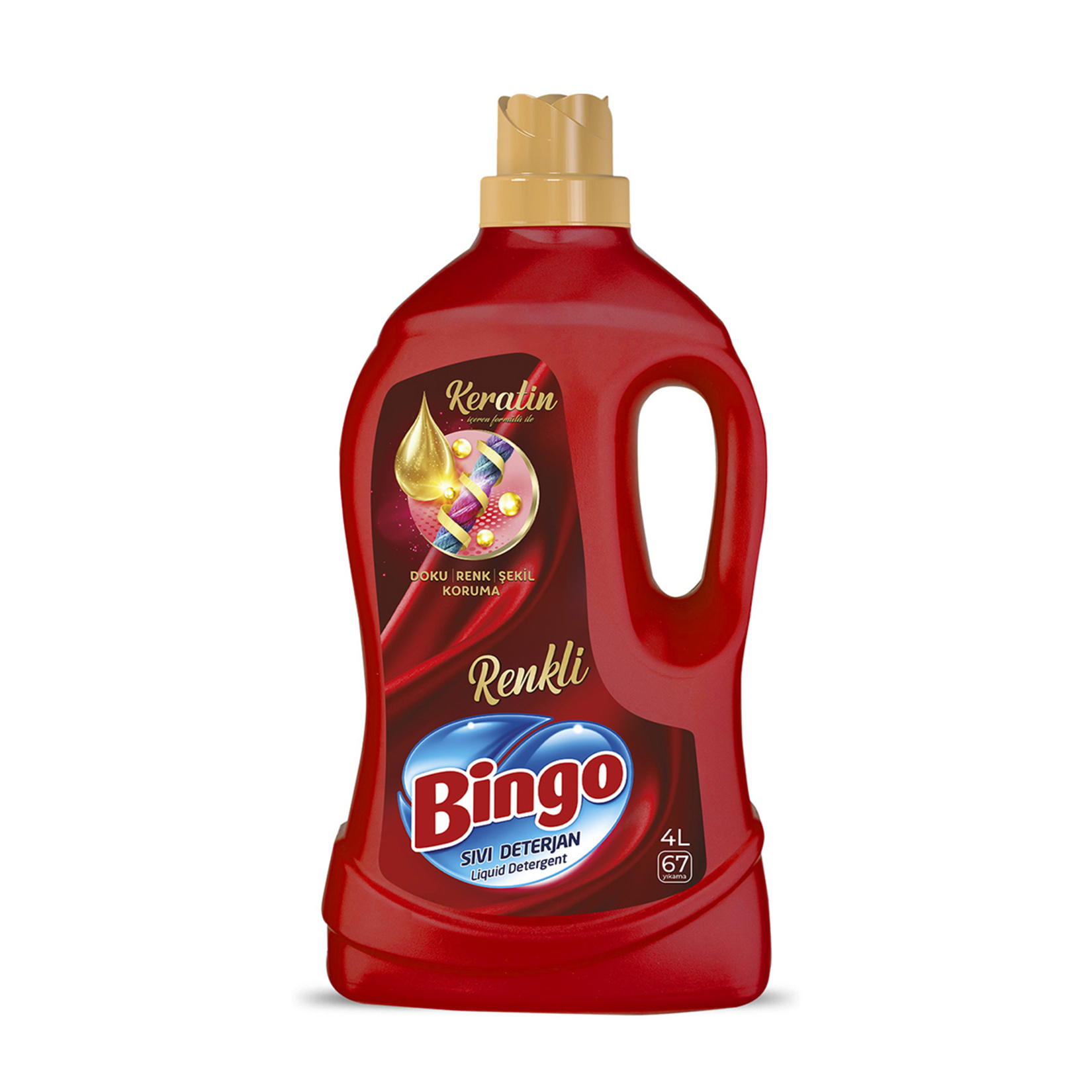 BİNGO SIVI DETERJAN RENKLİLER İÇİN 4 LT