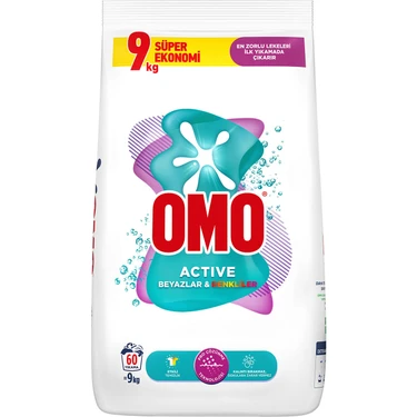 OMO TOZ MATİK RENKLİ&BEYAZ 9 KG