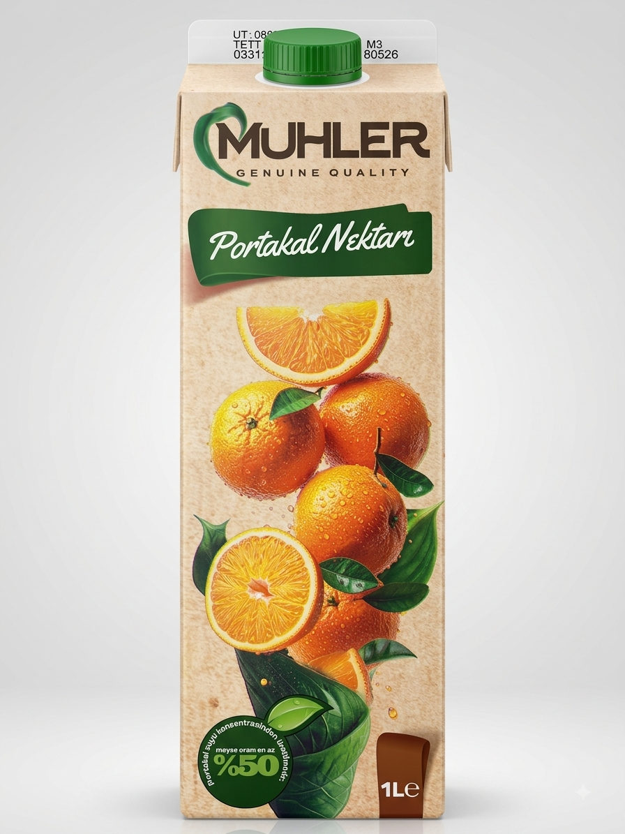 MUHLER PORTAKAL NEKTARİ 1 LİTRE