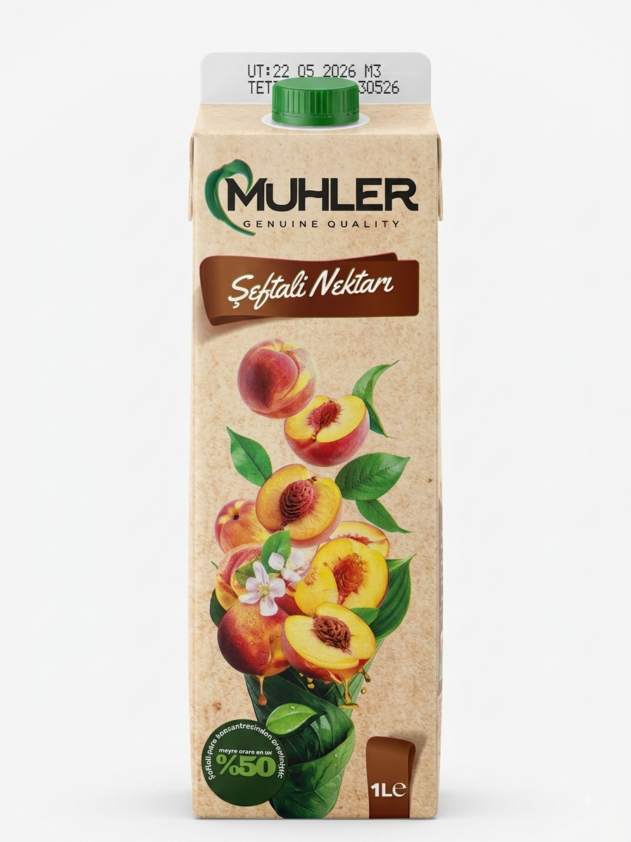 MUHLER ŞEFTALİ NEKTARİ 1 LİTRE